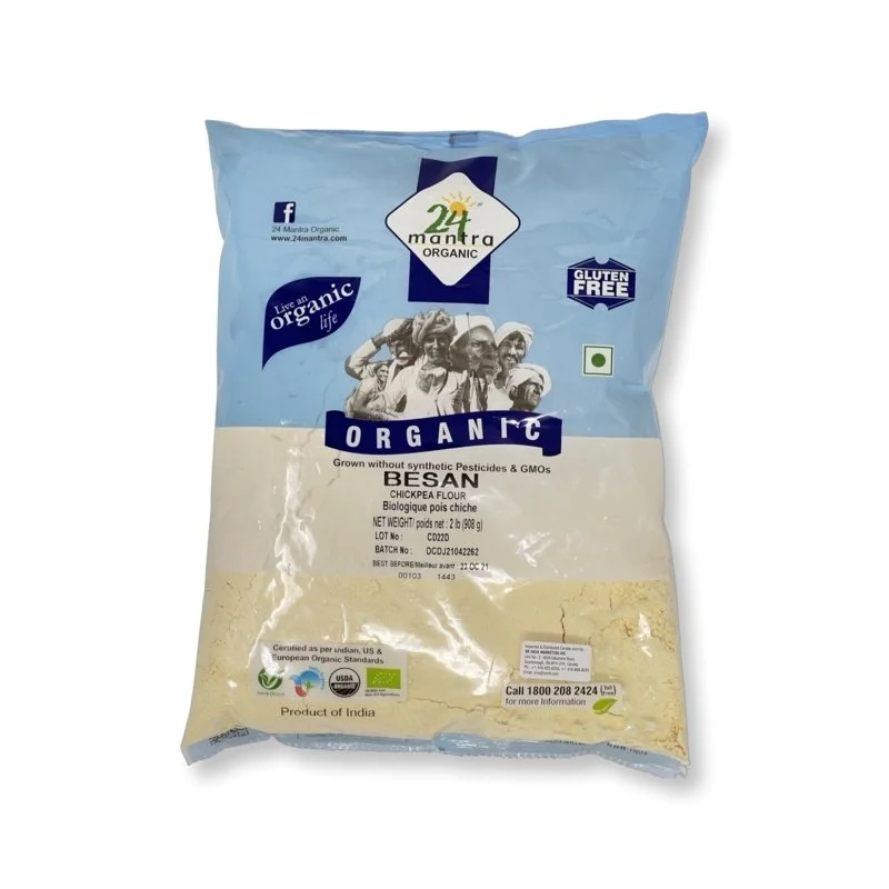 24 24 Mantra Organic Besan (Chickpea Flour) 2lb 2lb